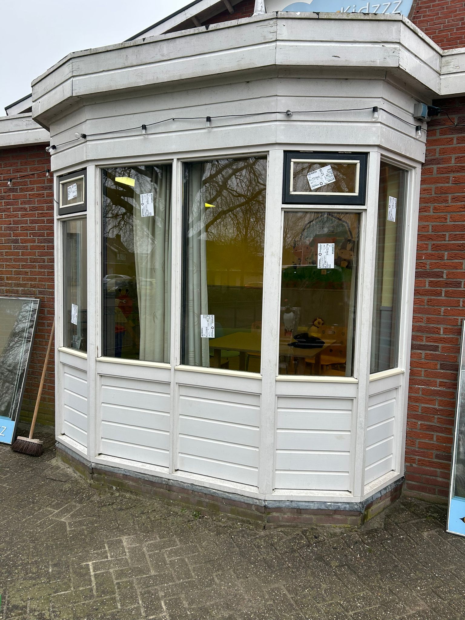 Erker dubbelglas compleet